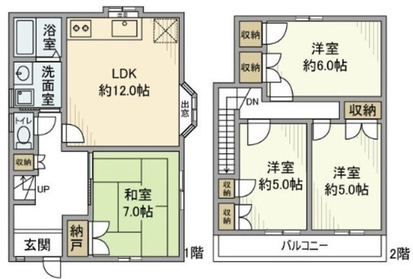 新井2丁目戸建の物件間取画像